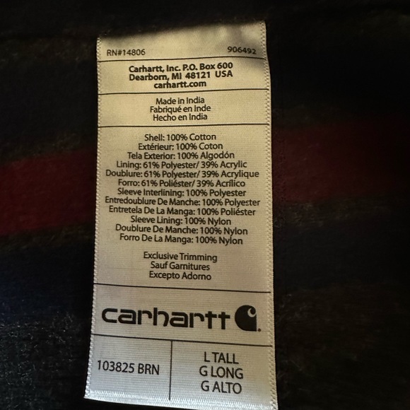 Carhartt Men’s Jacket New - Picture 7 of 15